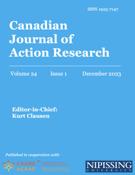 Couverture du numéro 'Volume 24, numéro 1, 2023' de la revue 'The Canadian Journal of Action Research'