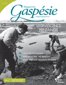 Couverture du numéro 'Effervescence printanière' de la revue 'Magazine Gaspésie'