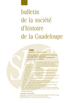 Cover for issue 'Actes du colloque de la Société d’Histoire de la Guadeloupe « Les années soixante nous parlent », Pointe-à-Pitre et Saint-Claude, 13 et 14 novembre 2023' of the journal 'Bulletin de la Société d'Histoire de la Guadeloupe'