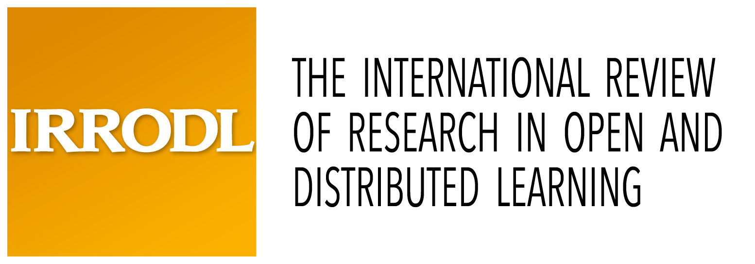 Logo for International Review of Research in Open and Distributed Learning