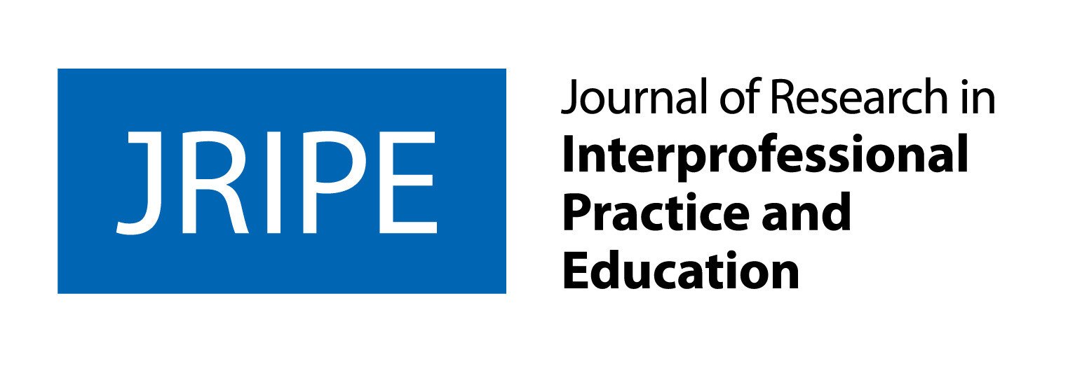 Logo for the journal Journal of Research in Interprofessional Practice and Education
