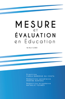Cover for issue 'Volume 46, Number 2, 2023' of the journal 'Mesure et évaluation en éducation'