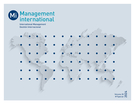 Cover for issue 'Ethique, résilience et nouveaux défis du management international' of the journal 'Management international / International Management / Gestiòn Internacional'