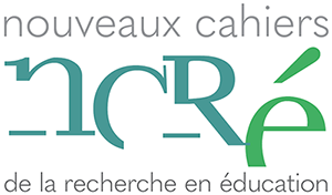 Logo for Nouveaux cahiers de la recherche en éducation