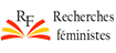 Logo for the journal Recherches féministes