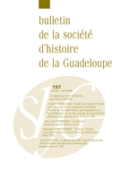 Couverture du numéro 'Numéro 197, janvier–avril 2024' de la revue 'Bulletin de la Société d'Histoire de la Guadeloupe'