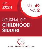 Couverture du numéro 'Volume 49, numéro 2, juillet 2024' de la revue 'Journal of Childhood Studies'