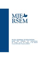 Couverture du numéro 'Volume 58, numéro 3, automne 2023–2024' de la revue 'McGill Journal of Education / Revue des sciences de l'éducation de McGill'