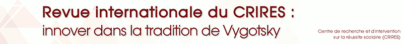 Logo de la revue Revue internationale du CRIRES / CRI_SAS international Journal